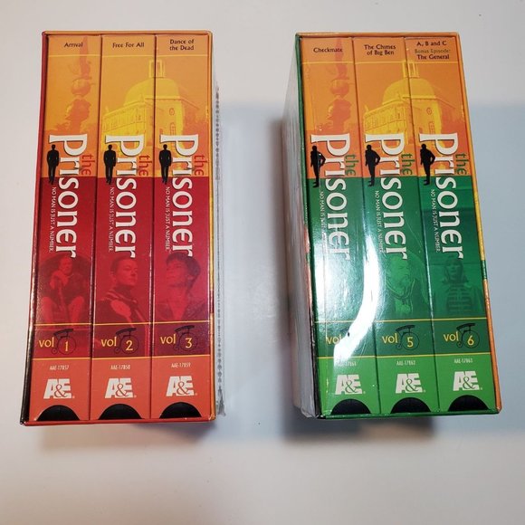 The Prisoner VHS Tapes Set One and Two "New Sealed" and 3 Prisoner Books Bundle - Picture 2 of 7